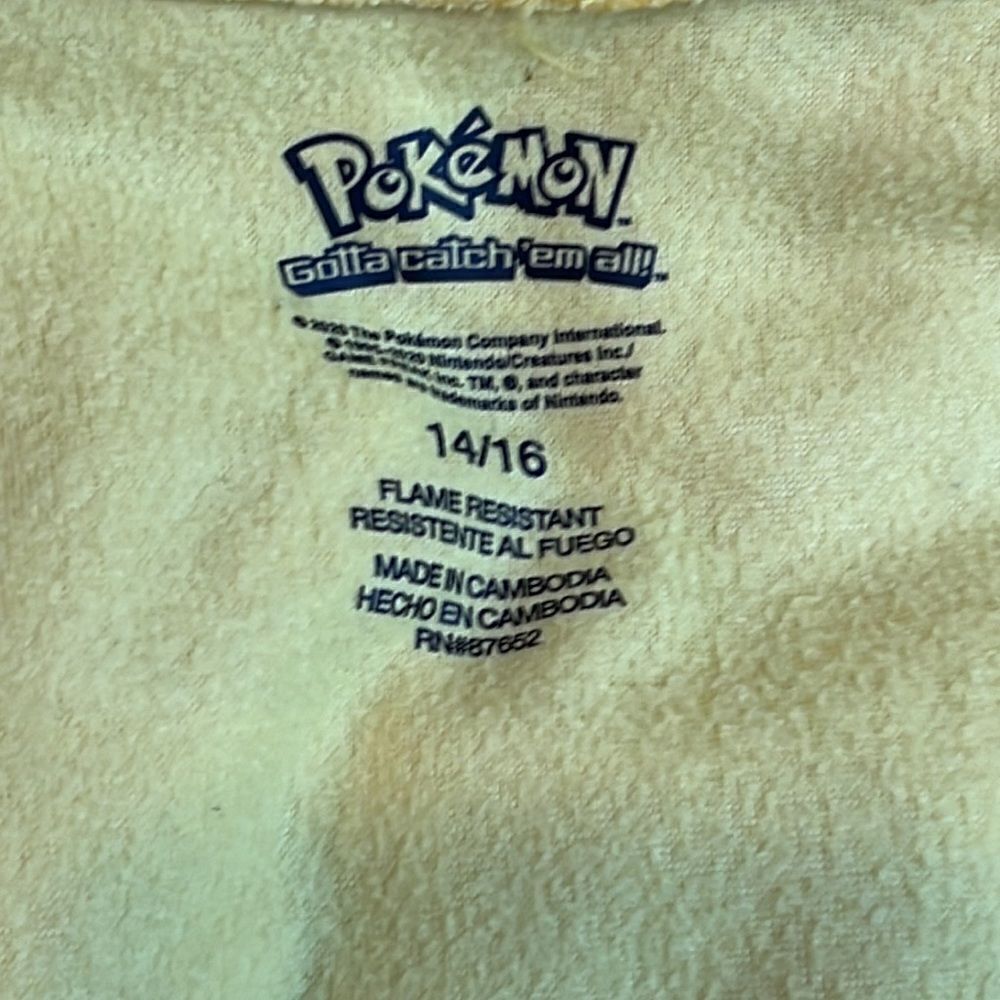 Pokémon Picachu onesie - Picture 5 of 7